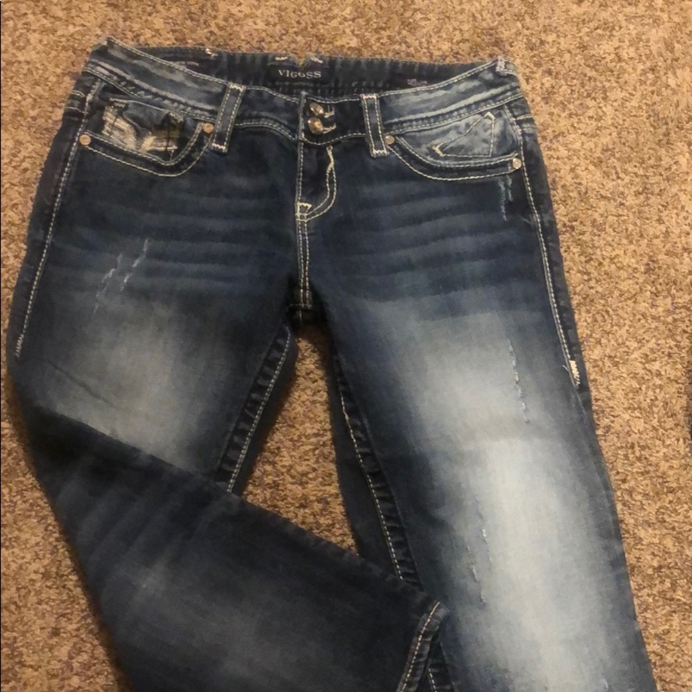 Distressed Capris - Picture 4 of 4